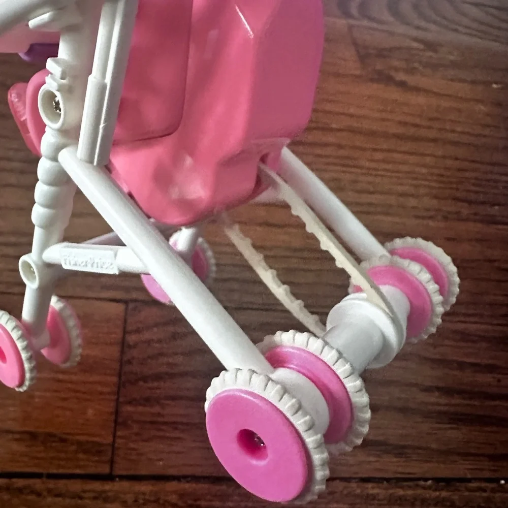 Vintage 1995 Barbie Strollin Fun Baby Sister Kelly - Picture 7 of 7